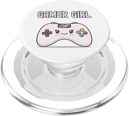 Gamer Girl Kawaii Controller Lindo Adorable Juego De Videojuego PopSockets PopGrip para MagSafe