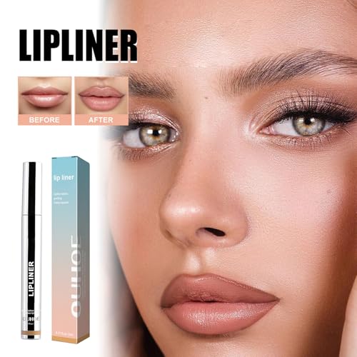 3PCS Peel Off Lip Liner Stain, Light Brown/Dark Brown/Burgundy Long Lasting Tattoo Lip Liner Stain,Matte Peel Off Lip Liner,Infused with Hyaluronic Acid & Vitamin E - Image 3