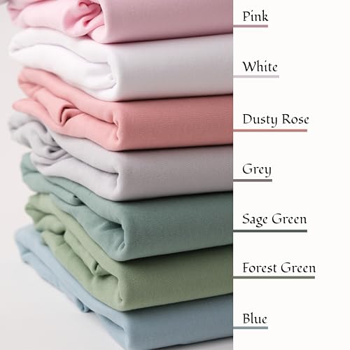 Image of Organic Travel Crib Fitted Sheets Compatible with 4moms Breeze Plus Playard,Baby Bjorn Travel Crib, Graco, Mini Crib 1 Pack Pure Turkish Cotton 38x26 Playard Bedding, Cover Boy, Girl