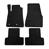 FREEMOTOR802® Nylon Car Floor Mats Carpets Liner, Fits 2005-2009 Ford Mustang, Factory Fitment Auto Interior Accessories Replacement Non-Slip, Black 4PCS