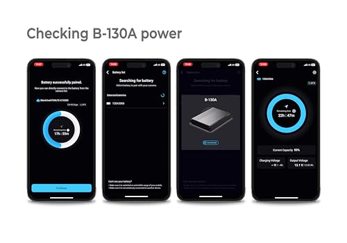 BlackVue B-130A Power Magic Ultra Battery, External Dash Cam Battery Pack for Parking Mode, Fast Charging, High Capacity, 12V/24V Vehicle Compatible, Bluetooth, App Control, Black BlackVue B-130A Power Magic Ultra Battery, External Dash Cam Battery Pack for Parking Mode, Fast Charging, High Capacity, 12V/24V Vehicle Compatible, Bluetooth, App Control, Black