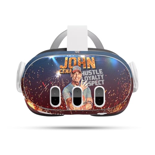Head Case Designs Officially Licensed WWE LED John Cena Vinyl Sticker Skin Decal Cover Compatible with Meta Quest 3
