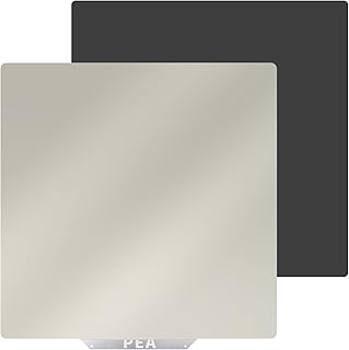 Upgraded PEI Sheet 235x235mm Specular Pea Smooth Spring Steel Build Plate Magnetic Flexible Bed for Ender 3/Ender 3 V2/Ender 3 Pro/Ender 5/Ender 5 Pro/Cr-20/Cr 20 Pro/Voxelab Aquila 3D Printer