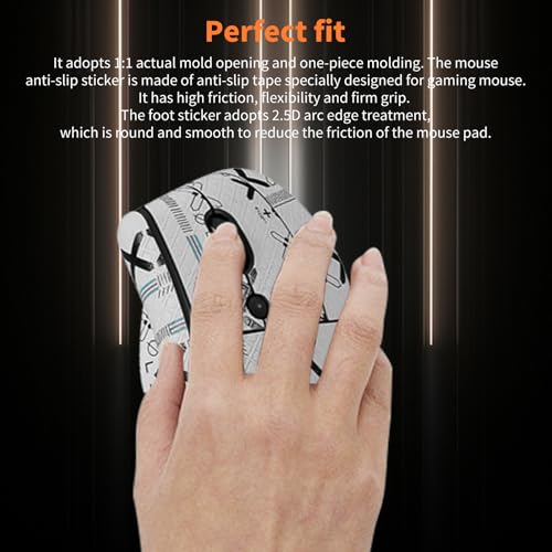 Cinta de agarre para ratón vertical Logitech Lift autoadhesiva y precortada 6