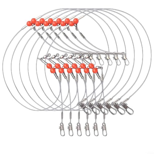 Rig de nailon para pesca con snaps y swivels, pack 6 miniatura 7