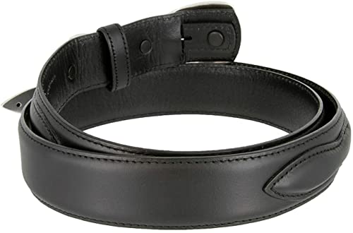 Image of Belts.com Western Buckle Belt Oil Tanned Genuine Leather Ranger Belt 1-3 /8 inch(35mm) Taper to 3 /4 inch(19mm) Wide-Multiple choices