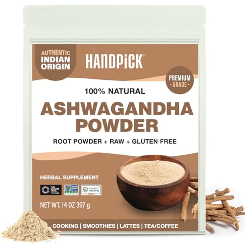 HANDPICK Ashwagandha Root Powder...