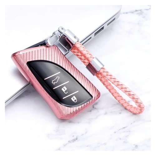 Funda llave Lexus US200 soluciona desgaste de botones con carcasa rosa 6