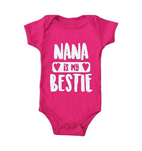 Haase Unlimited Nana Is My Bestie - Grandma Granny Bodysuit