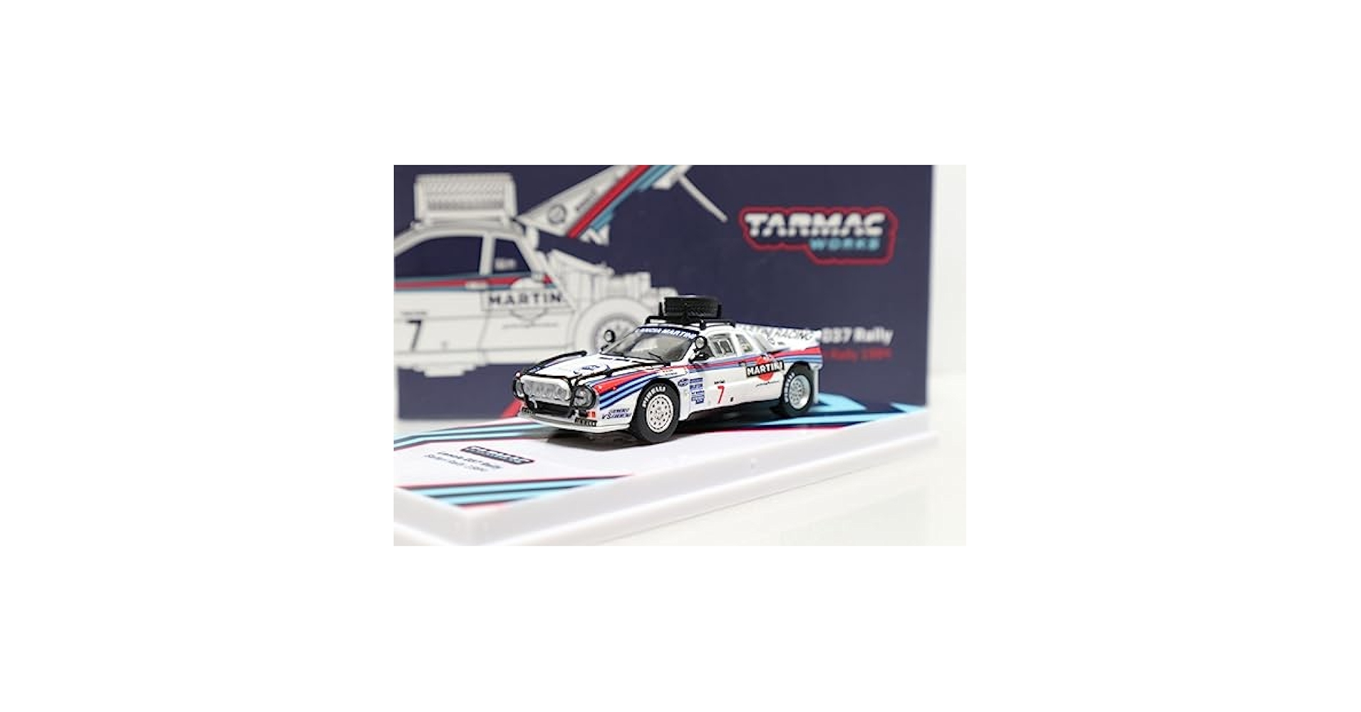 Amazon | Tarmac 1/64 ランチア037 ラリー マルティニ 1984