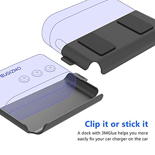Car Cigarette Lighter Plug Splitter, Eugizmo 200W 12V/24V Power Outlet Extender Car Cigarette Lighter Adapter Usb Charger Extension Cord Usb C Car Cigarette Lighter Splitter 3 Socket #TOP6