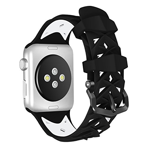 Correa de repuesto para iWatch de 38 mm AISPORTS de silicona de 38 mm Cover