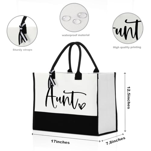 Aunt-Gifts-Aunt-Mothers-Day-Birthday-Gifts-Aunt-Gift-for-Christmas-Grateful-Appreciation-Thank-You-Gifts-for-Aunt-Aunt-Tote-for-Hospital-Shopping-Beach-Travel-Vacation Aunt Gifts Aunt Mothers Day Birthday Gifts Aunt Gift for Christmas Grateful Appreciation Thank You Gifts for Aunt Aunt Tote for Hospital Shopping Beach Travel Vacation