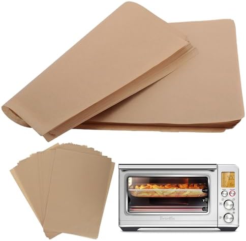 100 folhas de papel manteiga, forros antiaderentes de fritadeira ...