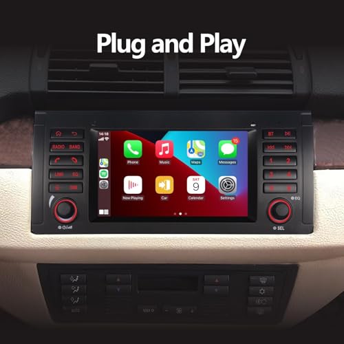 Radio para BMW E39 M5 con pantalla táctil IPS Bluetooth miniatura 6