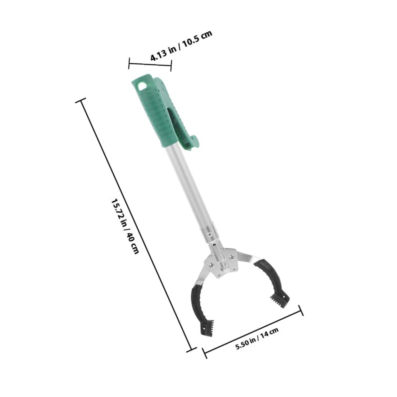 Pinza per Rifiuti 40 Cm Set da 2, Strumento di Presa ad Artiglio Manico Ergonomico, Ausilio per Anziani e Mobilità Ridotta per Raccolta senza Sforzo in Casa e Ufficio