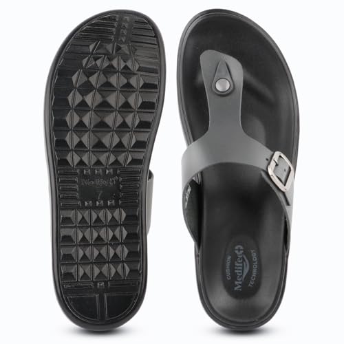 Image of Franky Men's Comfort Slides | Orthopedic Open Toe Sandals with Soft Sole