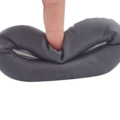 Almohadillas de repuesto WH-CH700N de cuero sintético para auriculares, cojines para orejas, cubiertas de orejeras, piezas de reparación compatibles con auriculares WH-CH700N (Negro) miniatura 4