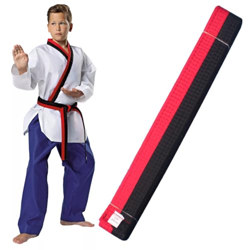 BCHKO Cinturón de Artes Marciales Judo Taekwondo Karate Profesional para Niños y Adultos, Tela Extra Gruesa (200CM)