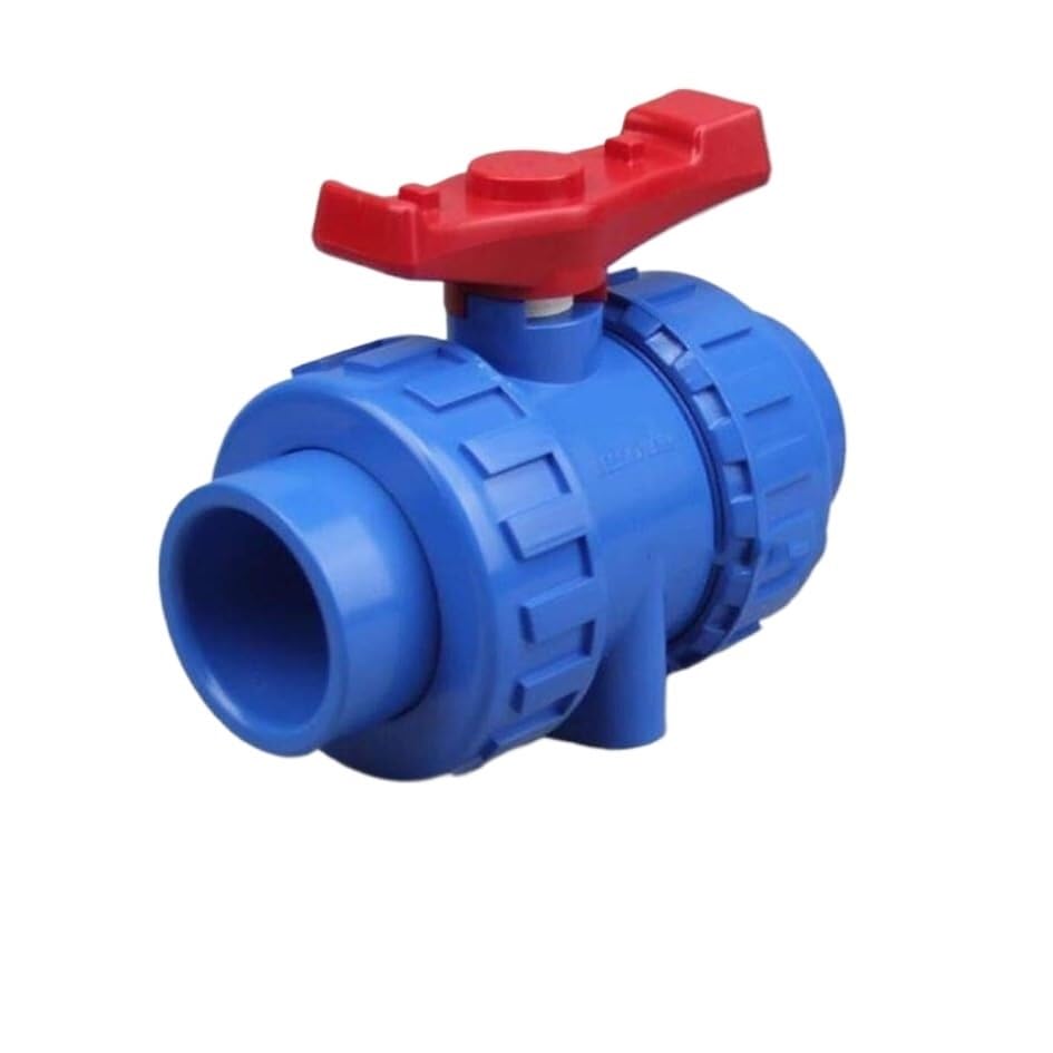 SHAOCONG Water pipe connector,FA 1pc 20mm 25mm 32mm 40mm 50mm 63mm PVC Ball Valve Union Valve PVC Water Pipe Connector Plumbing Hose Fittings Slip Shut Valve(Inner20MM)