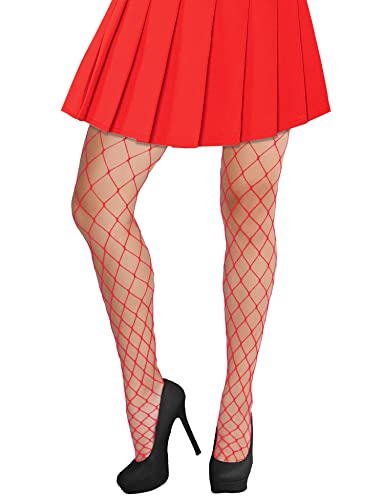 Image of Lastclream High Waisted Fishnet Tights for Women Sexy Fishnets Stockings Full Footed Fishnet Sheer Pantyhose Plus Size
