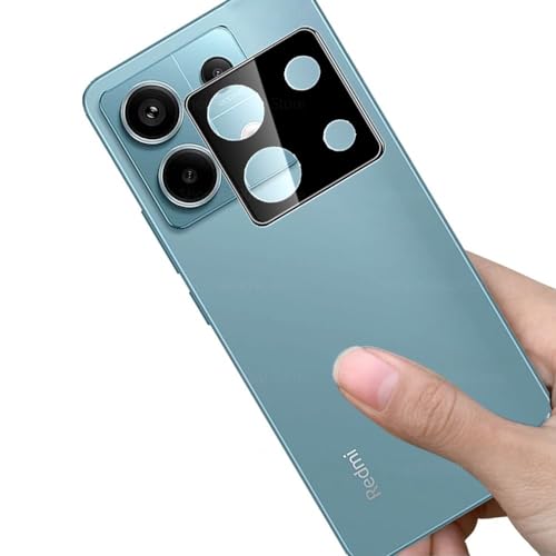 Image of ZARALA Glass Camera Lens Protector For Redmi Note 13 5G [9H Hardness] [6D Lens Protector ] [Easy Installation] Black (Redmi Note 13 5G)