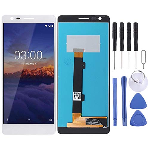 Écran Nokia 3.1 LCD complet blanc pour réparer le tactile cassé