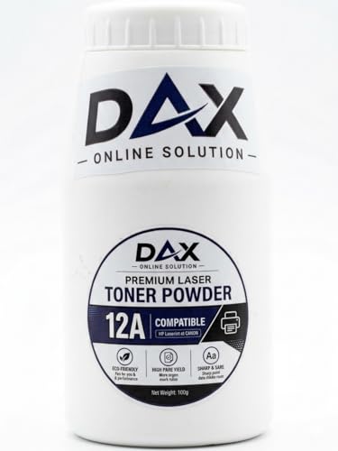 Image of Toner Powder for 12A, Laser Printer Cartridge Refill | 53A, 49A Compitible Toner Powder