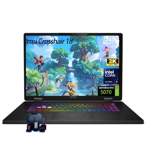 Image of msi Crosshair 18 inch AI Gaming Laptop, Intel Ultra 9 275HX, GeForce RTX 5070