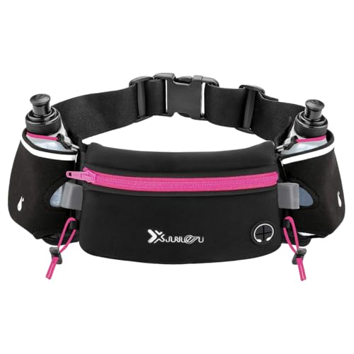 Number-one Running Belt with Water Bottles(2 x 175ML), Hydration Belt