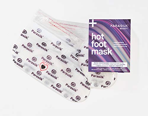 Parasilk Beauty Hot Foot Mask – 1 Pair Self Contained Paraffin Wax Boots for Intensive Hydration. Infused with Coconut… - Image 3
