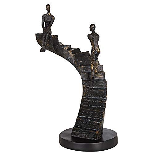 Escultura de bronce Kensington Hill 13.75 pulg alto miniatura 4