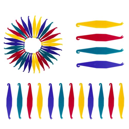 40 Piezas Herramientas para el Manejo de Gomas Elásticas de Goma, Ganchos Elásticos Dentales, Bandas Elásticas de Goma para Ortodoncia, para Hospitales y Hogares Dentales (Varios Colores)