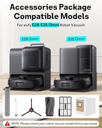 Image of Leemone 21 Pack Replacement Parts Kit for eufy E25 / E28 Omni Robot Vacuum