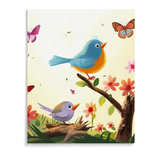 Kit peinture à l'huile numérique adultes débutants ensemble art numérique 24 couleurs DIY