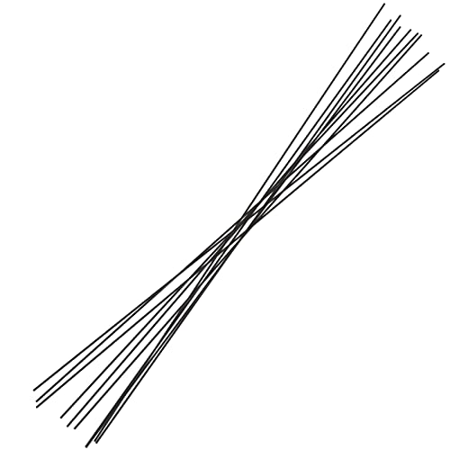 FAKILO Carbon Fiber Rod 1 X 420 MM - 100% Matte Carbon Fiber Rods 10 Pack for RC Airplane, Kite...