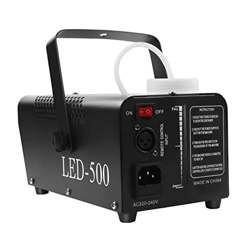 Machine à brouillard 500W avec 8 LED RVB et télécommandes sans fil pour DJ