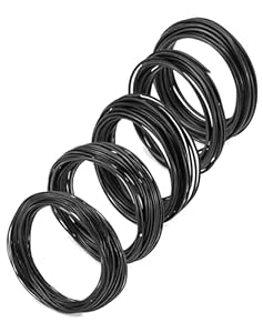 QWORK® Eloxiertes Aluminium Bonsai-Trainingsdraht, 5 Größen