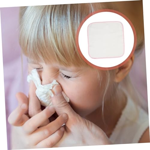 10pcs Double-Layer Cotton Baby Face Towels Soft Absorbent Washcloths for Newborns for Drool and Facial Cleaning4