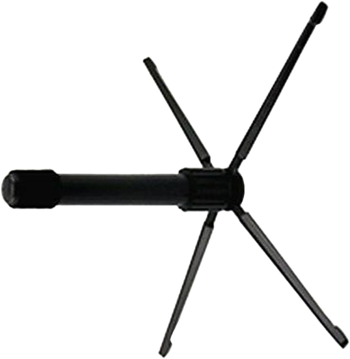 Foldable Flute Stand Holder for Home, Portable Metal Plastic Rack