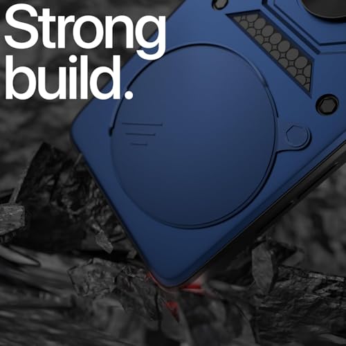 Image of Luxe Back Cover for Vivo T4 5G / iQOO Z10 5G | D10 Tough Armor Case | Sliding Camera Shield | 360 Protection | Kickstand Holder