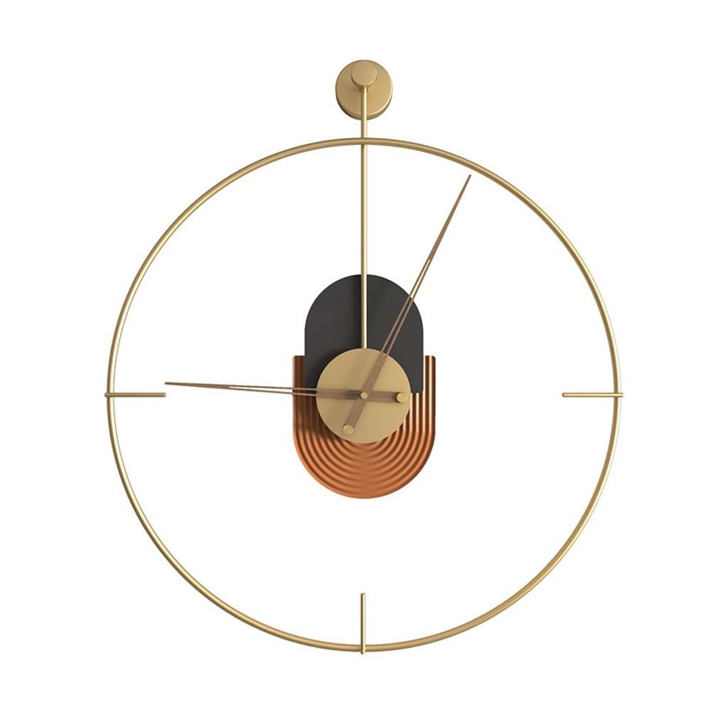 EINES Silent Decorative Wall Clock Decorative Clock Light Luxury Wall Clock Living Room Home Creative Clock Wall Bedroom Silent Atmospheric Wall Clock Easy to Read