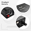 Microphone Preamp with 48V Phantom Power, Portable Mic Gain Booster for Dynamic and Condenser Mics, Built-in Rechargeable Battery, 3.5 mm, 6.35 mm, and XLR Input and Output Support #3