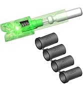 Lzwow 6PCS Lighted Nocks Universal Fit for Crossbow Bolts with .285”/.297”/.300”/.305” Bushings H...