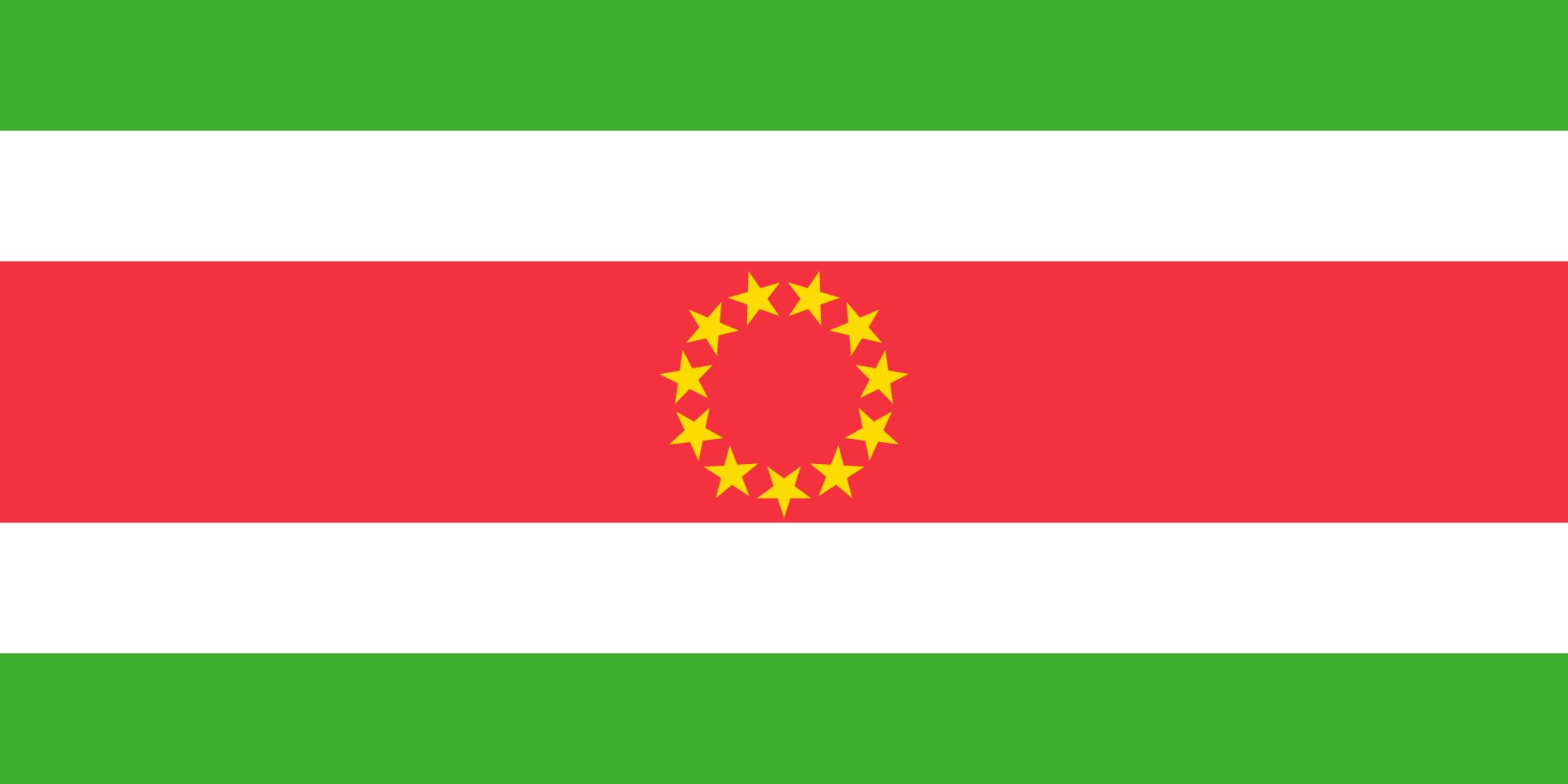 Drapeau Alianza para Avanzar Costa Rica grand format pour rassemblement