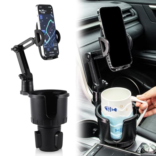 Amiss Cup Holder Cell Phone Mount for Car with 360°Rotation ...