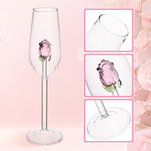 Copa de cristal con base estable para vino tinto y champán de diseño 4