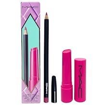 MAC MAC Cosmetics Holiday Exclusive Anythings Glossible Squirt Plumping Gloss Stick and Lip Pencil Duo Set - Edge to Edge/Amped