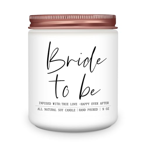 RIZOOCE Bride to Be Gifts for Women Unique Engagement Anniversary Wedding Candles Gift for Her Bridal Shower Scented Candle for Bride