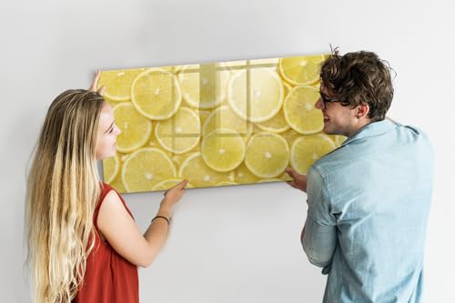 Tableau magnétique en verre effaçable à surface brillante résistante 120x60 cm